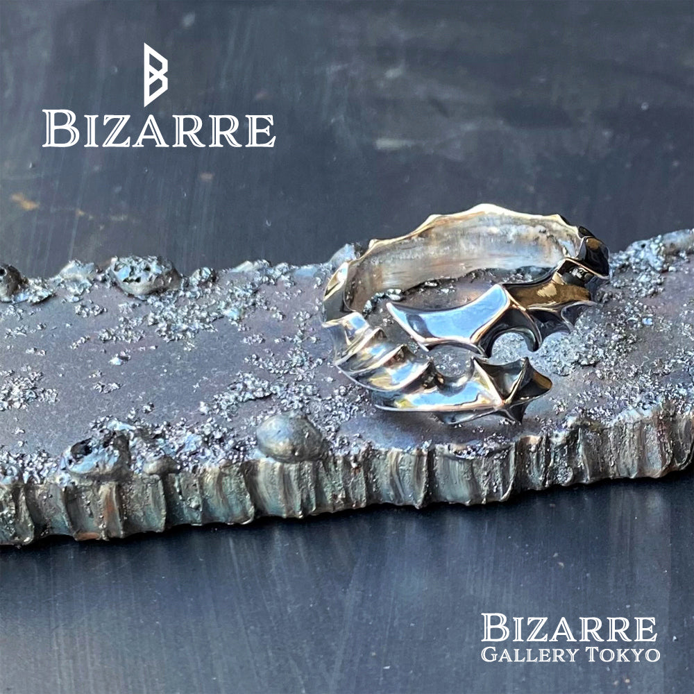 Bizarre/ビザール【売れ筋商品】ドラゴンウィングシルバーリング 