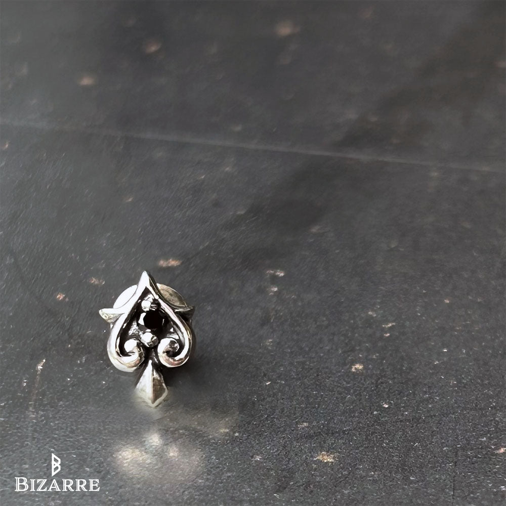 Bizarre/ビザール トランプスペードシルバーピアス(1個売り) SPJ053