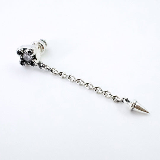 <NEW> Bizarre/ビザール スパイクドロップロングシルバーピアス （1個売り）SPJ100