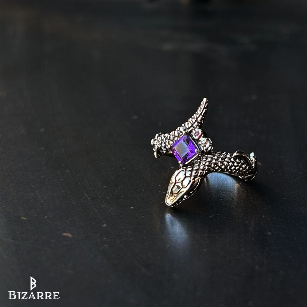 ●8 eight ウロボロスオーバルリング●ビーナス＆キューピット● ウロボロス シルバー925オーバルリング 開運 永遠 完全 蛇二匹