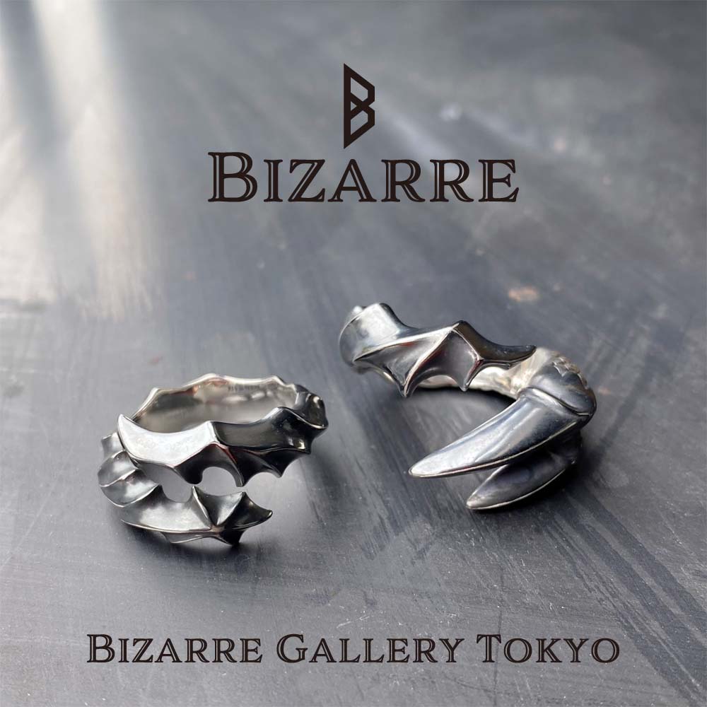 Bizarre/ビザール【売れ筋商品】ドラゴンウィングシルバーリング 