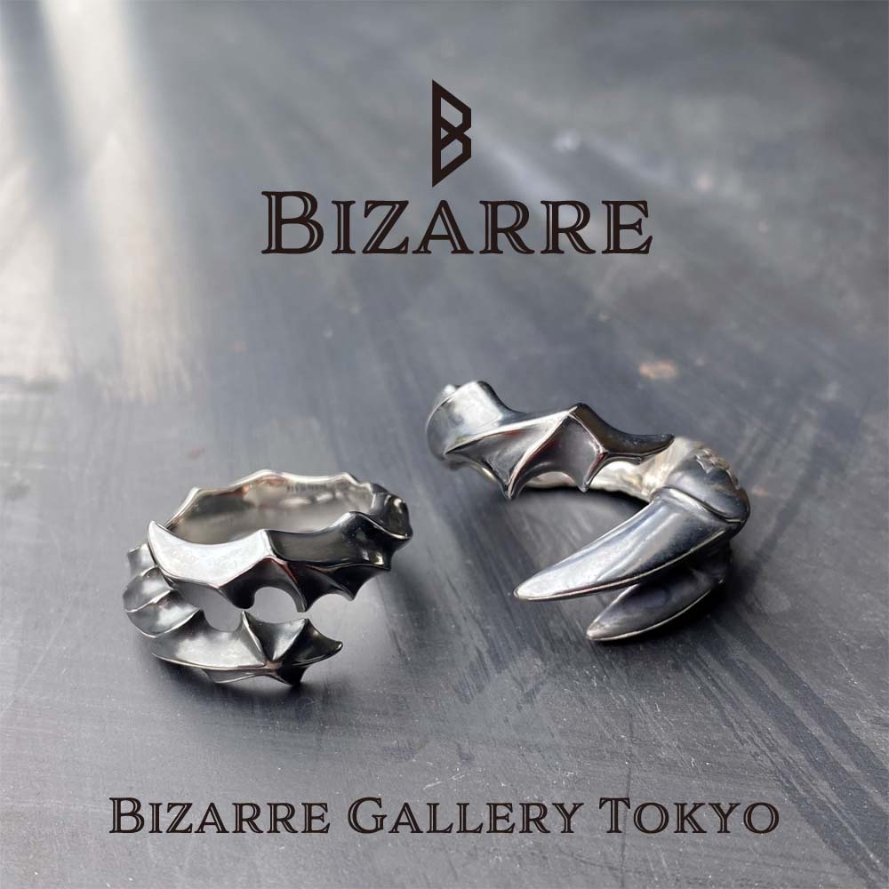 人気ランキング4位】Bizarre/ビザール【売れ筋商品】ドラゴンウィングシルバーリング SRP087 – Bizarre gallery Tokyo