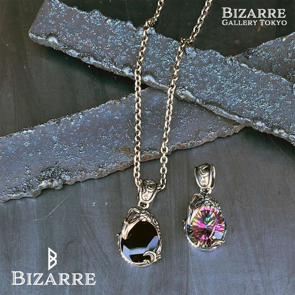 Bizarre/ビザール　ムーンライズクロウ　シルバーユニセックス天然石ペンダント　（トップのみ）STJ027
