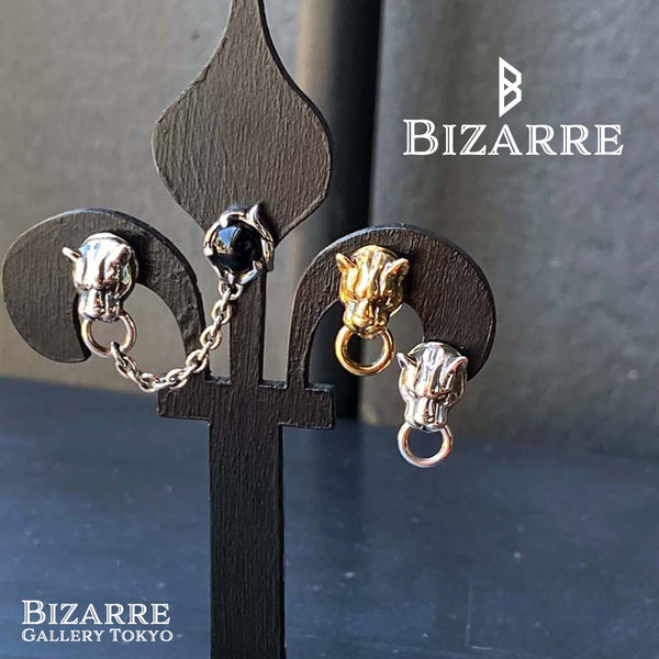 Bizarre/ビザール　フレグランスドパンサー豹シルバーピアス（1個売り）SPP038