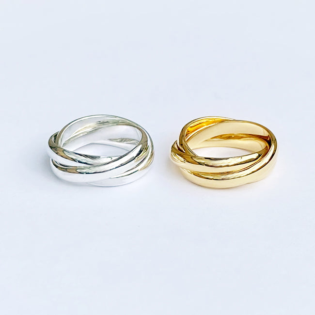 Blanche/ブランシュ Charm(シャルム) 3連小指用シルバーピンキーRing