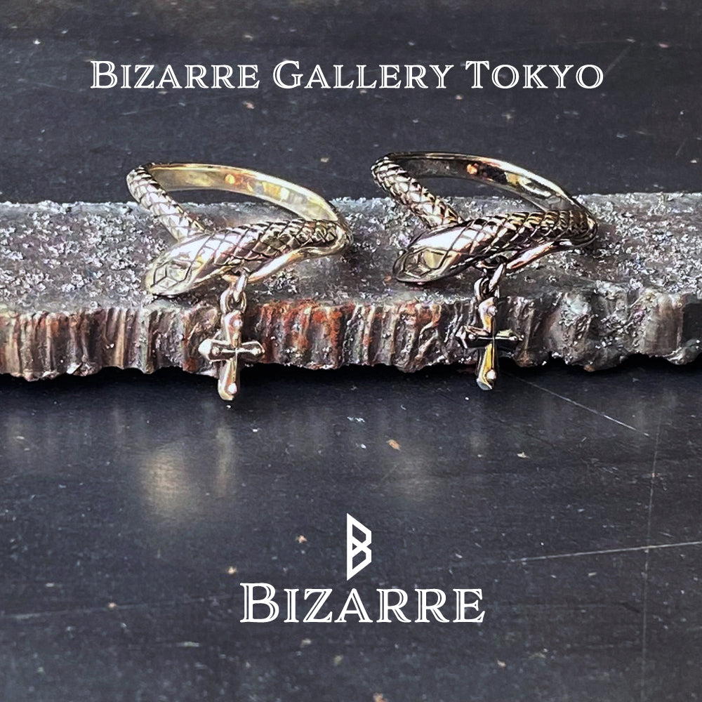 Bizarre/ビザール シーサーペントクロス (十字架）蛇 シルバーリング 